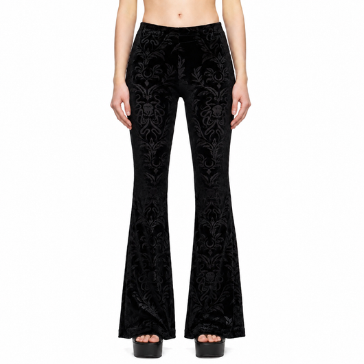 Dark Vintage Floral Pants