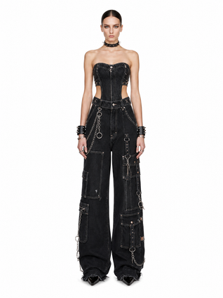 SS26 3/4 Chain Jumpsuit