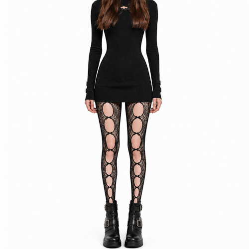 Lace Bow Tights