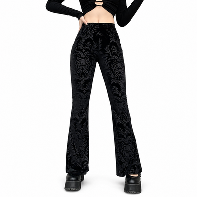 Dark Vintage Floral Pants