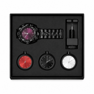 Claw Watch with Removable Interchangeable Dials Option