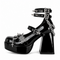 Black Cathedral Platform Heels
