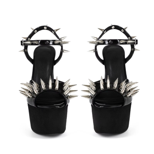 Black Spiked Heels