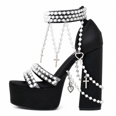 Pearls Heels