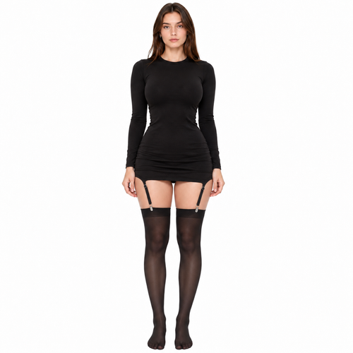 Long Sleeve Mini Dress and Socks