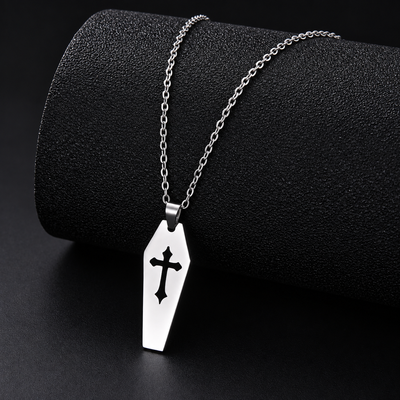 Unift Goth Gothic Cross Necklace