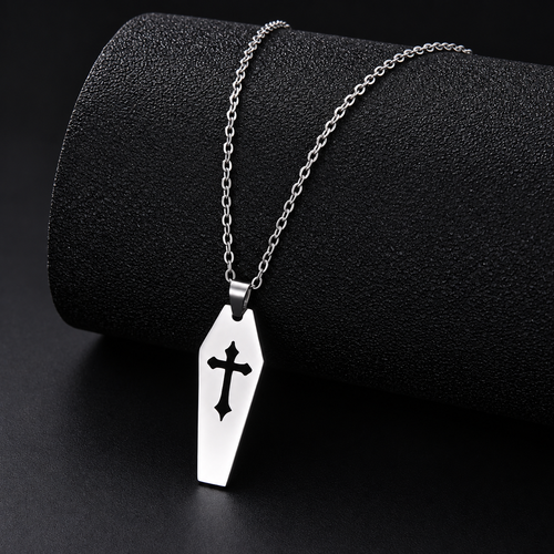 Unift Goth Gothic Cross Necklace