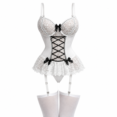 Lace Underwear Two-Pieces Jumpsuit