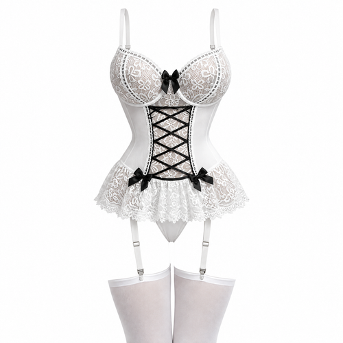 Lace Underwear Two-Pieces Jumpsuit