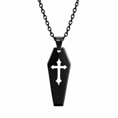 Unift Goth Gothic Cross Necklace
