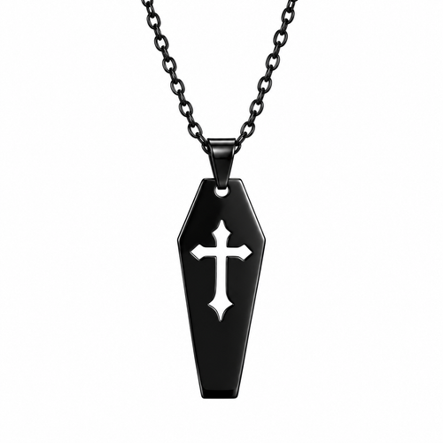 Unift Goth Gothic Cross Necklace