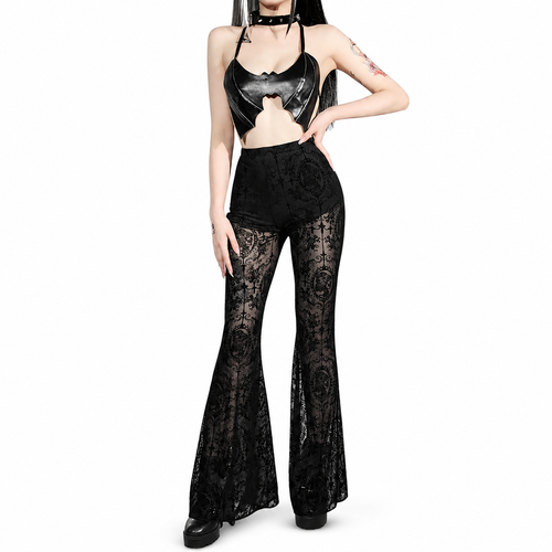 Grunge Mesh Flair Pants
