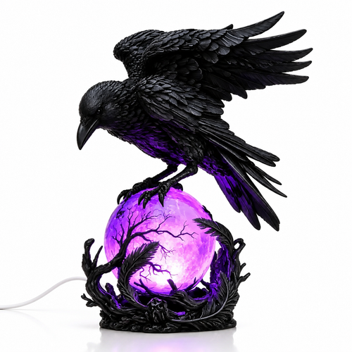 Raven Orb Lamp