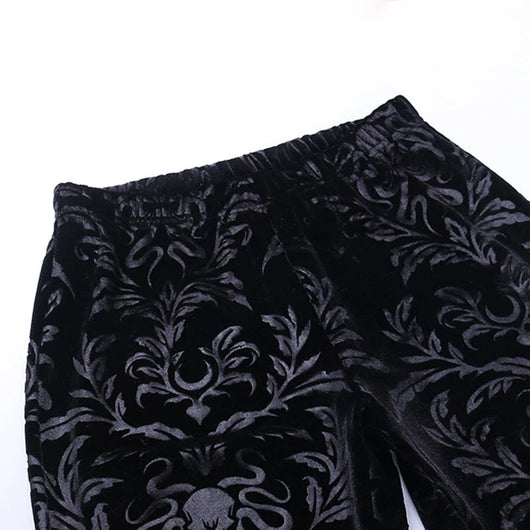 Dark Vintage Floral Pants