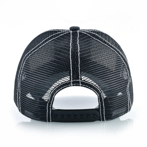Baseball Cap With Bat Embroidery