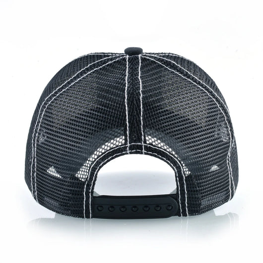 Baseball Cap With Bat Embroidery