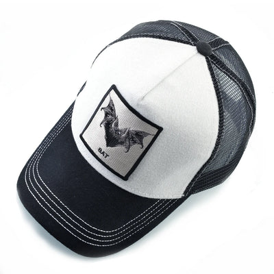 Baseball Cap With Bat Embroidery