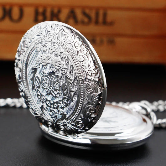 Classic Silver Pocket Watch - (Out of Stock)