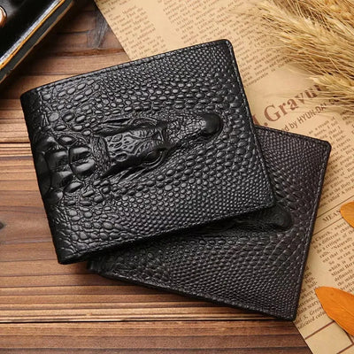 Men's Crocodile Claw Wallet