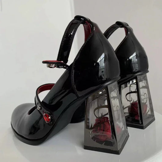 Nocturne Rose Heels