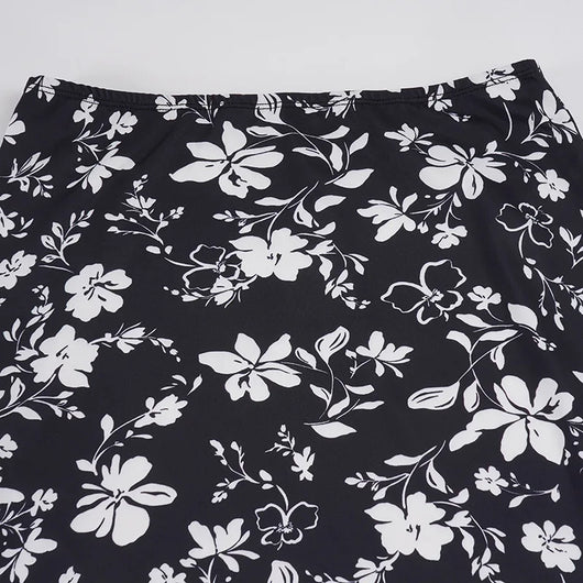 Goth Florals Skirt