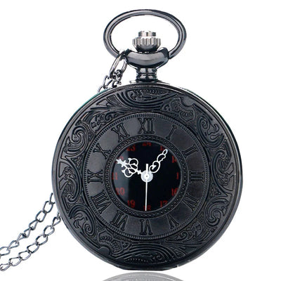 Vintage Black Pocket Watch