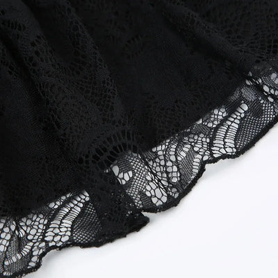 Y2K Lace Mini Skirt