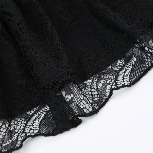 Y2K Lace Mini Skirt