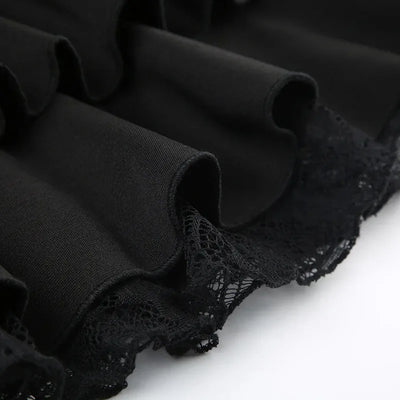 Y2K Lace Mini Skirt