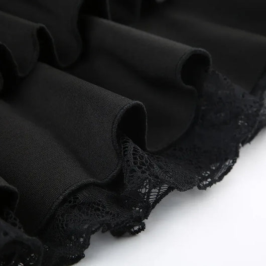 Y2K Lace Mini Skirt