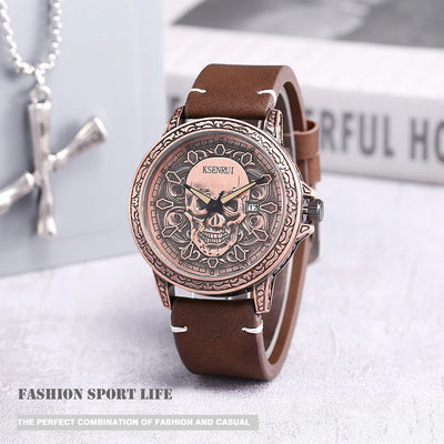 Leather Strap Quartz