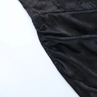 Goth Dark High Rise Skirt