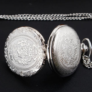 Classic Silver Pocket Watch - (Out of Stock)
