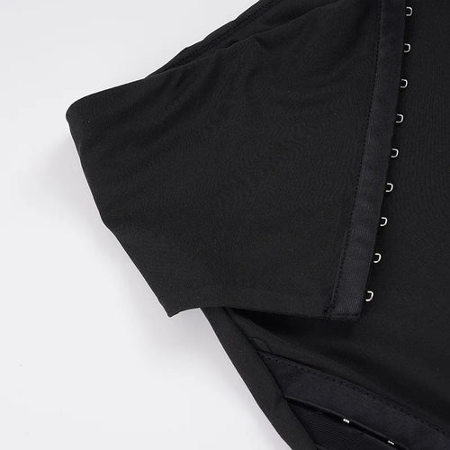 Goth Dark Low Waist Flare Pants