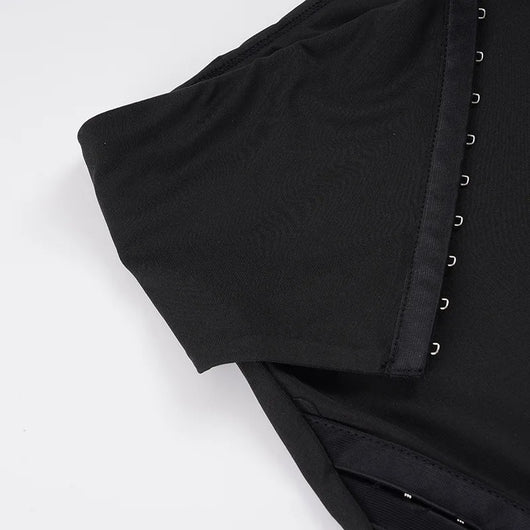 Goth Dark Low Waist Flare Pants