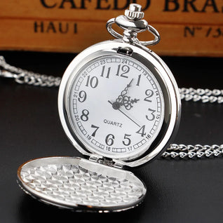 Classic Silver Pocket Watch - (Out of Stock)
