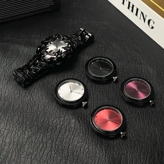 Claw Watch with Removable Interchangeable Dials Option