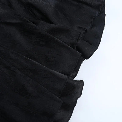 Goth Dark High Rise Skirt