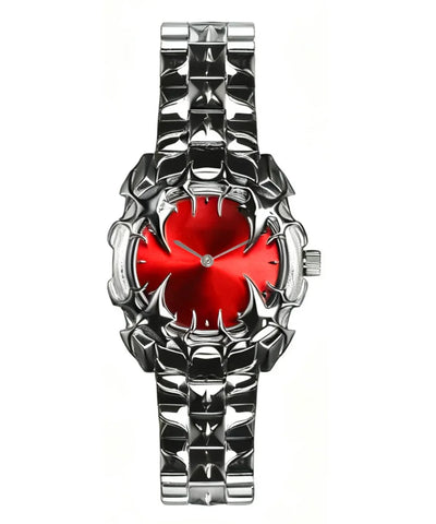 Silver-Red