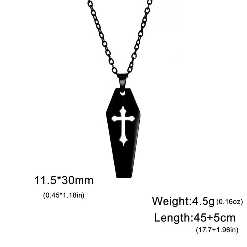 Unift Goth Gothic Cross Necklace