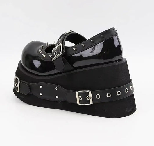 Studded Nocturne Mary Janes