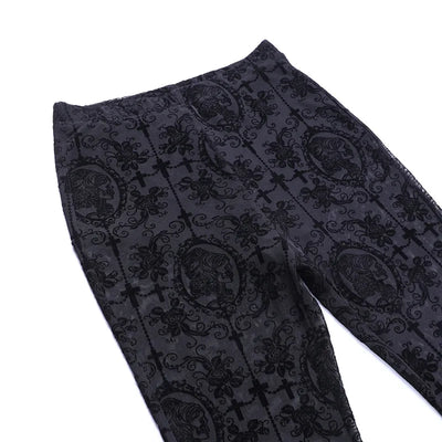 Grunge Mesh Flair Pants