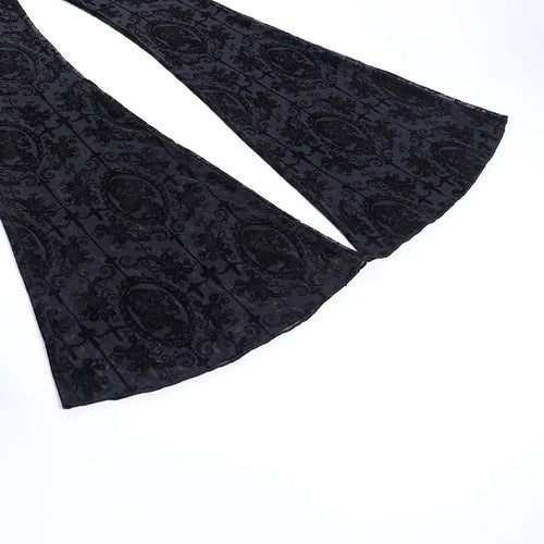 Grunge Mesh Flair Pants