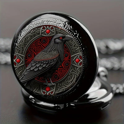 Raven Pocket Watch