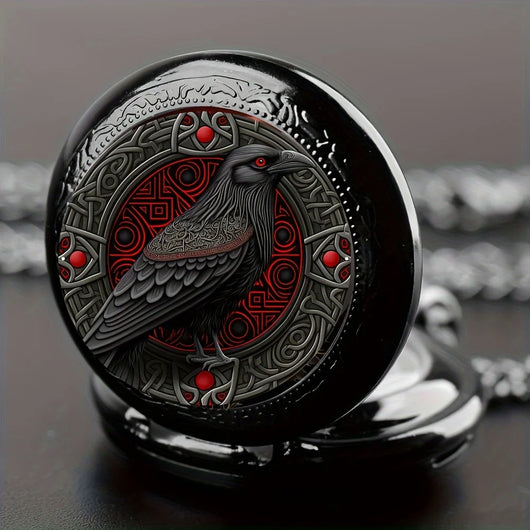 Raven Pocket Watch