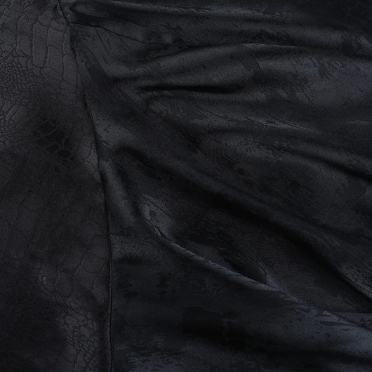 Goth Dark High Rise Skirt