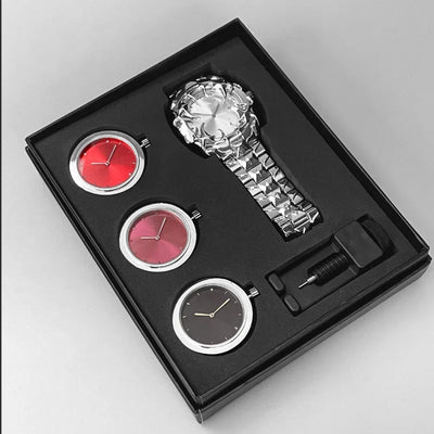 Claw Watch with Removable Interchangeable Dials Option