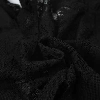 Noir Romance Lace Top