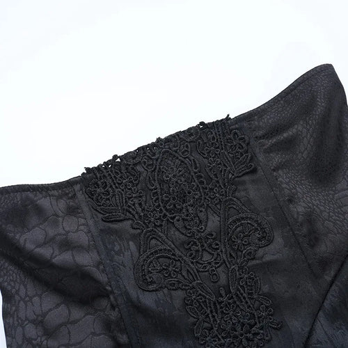 Goth Dark High Rise Skirt