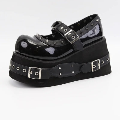 Studded Nocturne Mary Janes